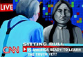 'Sitting Bull Intimate', Weapons of Mass Media, acrylic on canvas