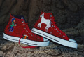 Custom beaded shoes, beads and sneakers