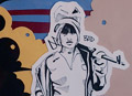 Bad, 2006, 15x12.5 inches, sharpie and paper collage