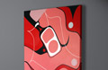 iPotlatch v2: 5000 ancestors in your pocket, Acrylic on canvas, 3'x6', 2007